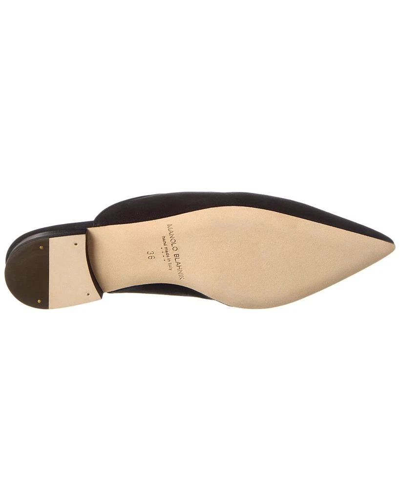 Manolo Blahnik Wilfa Suede Mule 4