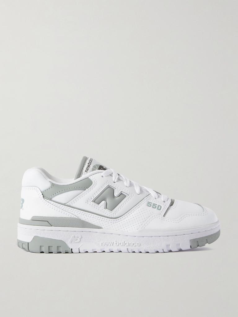 New Balance 550 网眼边饰皮革运动鞋  - US5.5