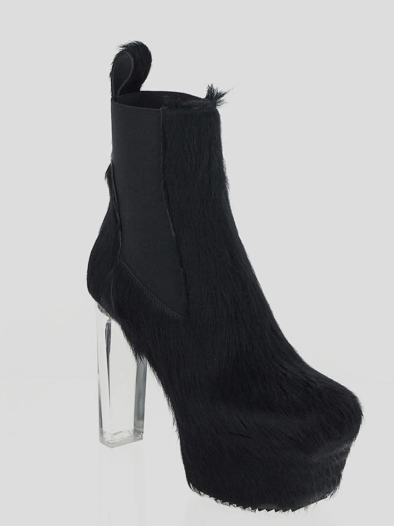 Rick Owens Rick Owens Block Heel Lido Minimal Grill Beatle Boots 2