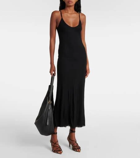 Khaite Leesal jersey midi dress 2