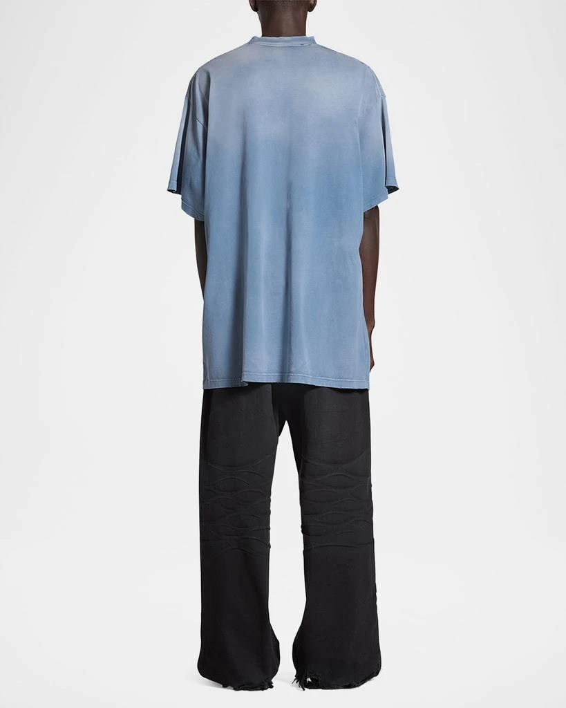 Balenciaga Men's Oversized Paris T-Shirt 3