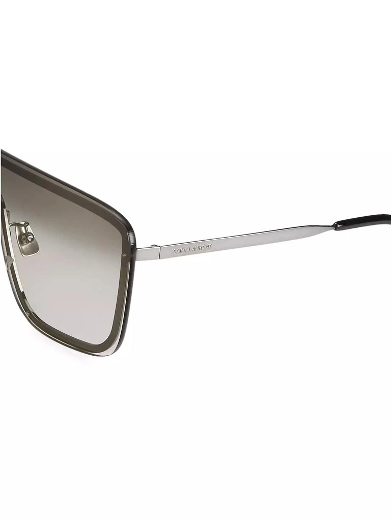 Yves Saint Laurent The Mask 99MM Metal Sunglasses 3