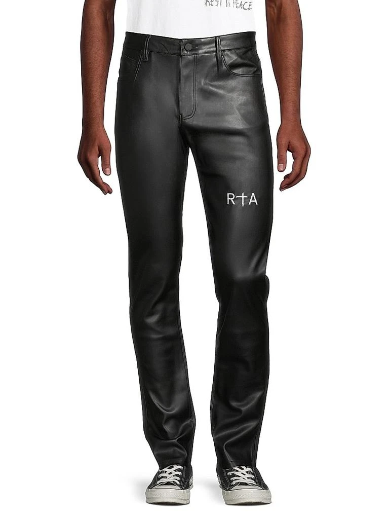 RTA Bryant Faux Leather Pants 3