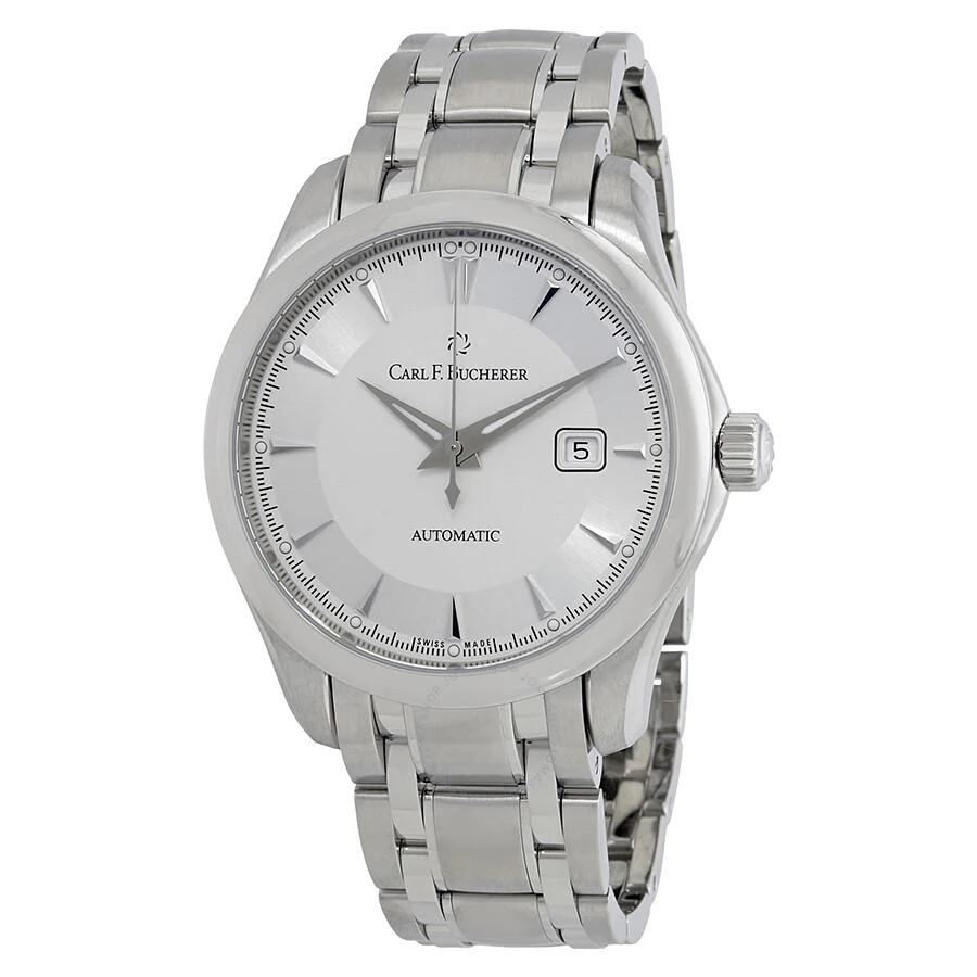 Carl F. Bucherer Manero AutoDate Silver Dial Men's Watch 00.10915.08.13.21 1