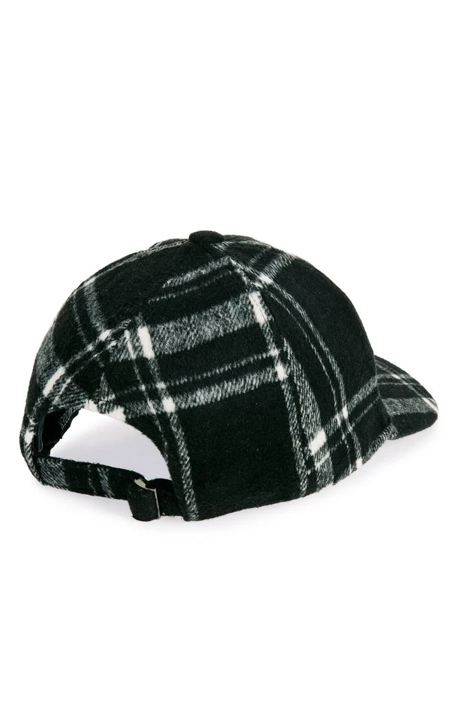 Steve Madden Iris Plaid Baseball Cap 2