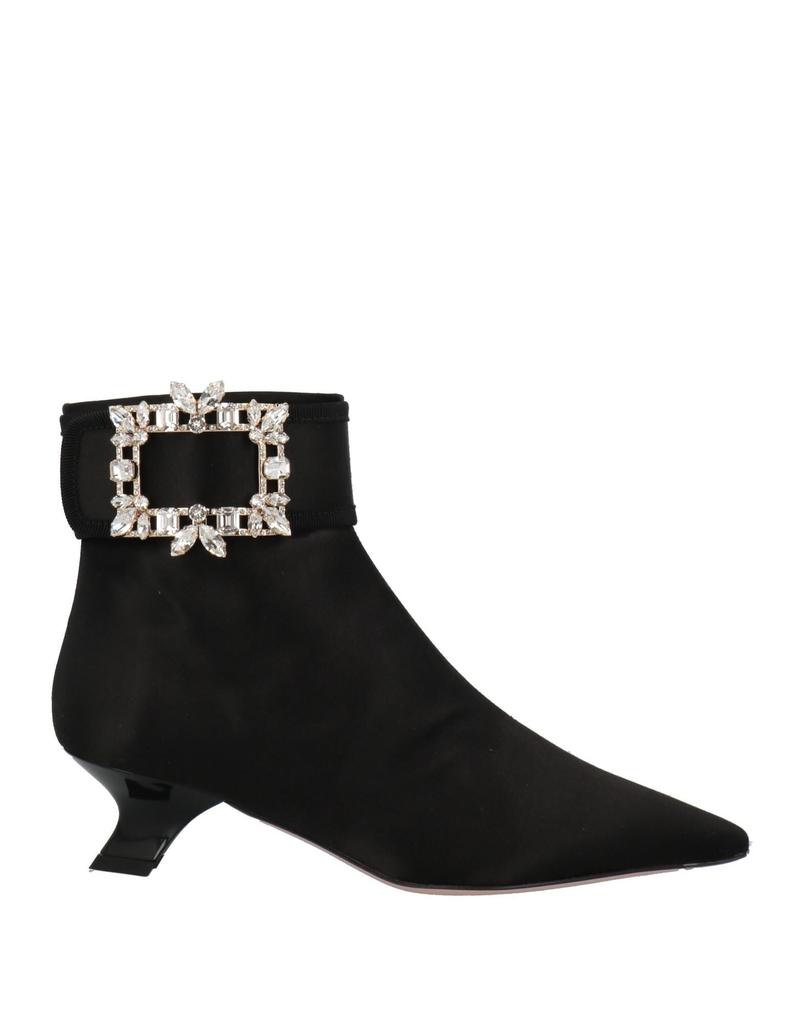 Roger Vivier Tres Vivier Polly 45 搭扣绒面革踝靴 - IT36.5