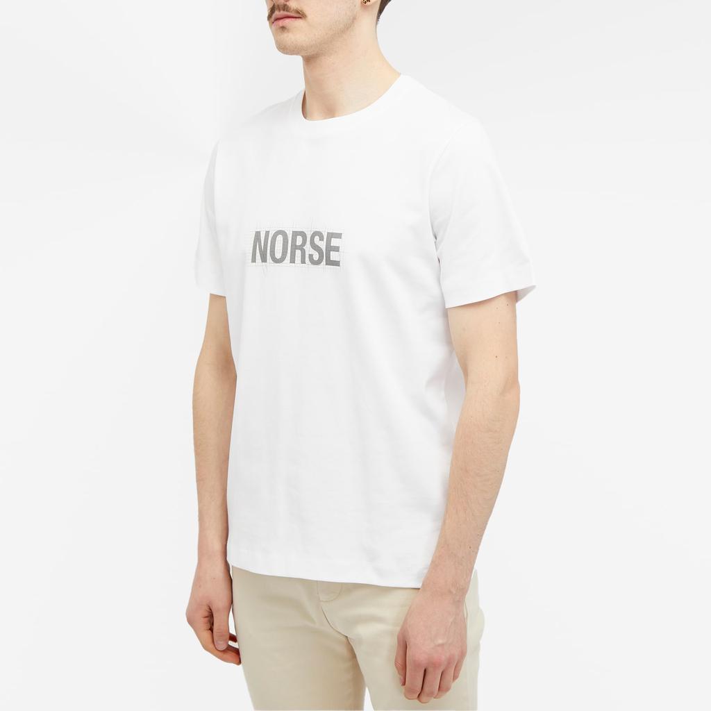 Norse Projects Norse Projects Jakob Organic Interlock Grid Print T-Shirt