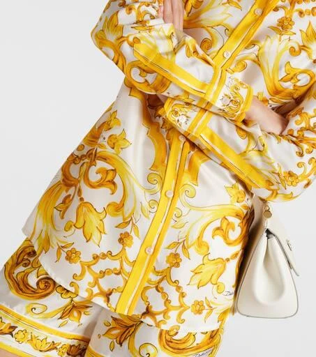 Dolce 
Gabbana Majolica silk twill shirt 5
