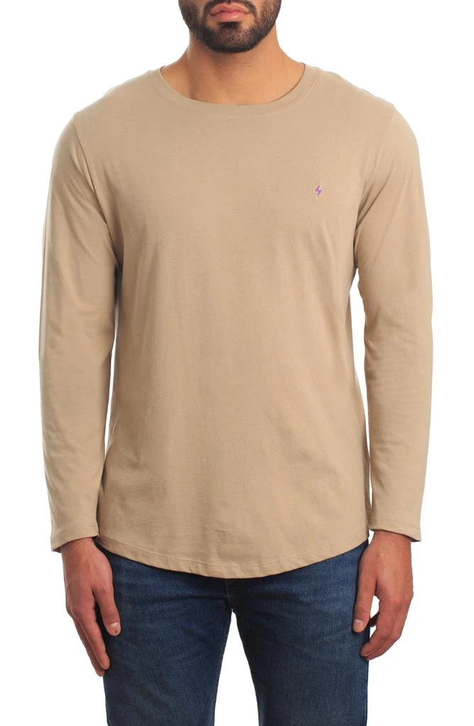 Jared Lang Peruvian Cotton Long Sleeve Crewneck T-Shirt 1