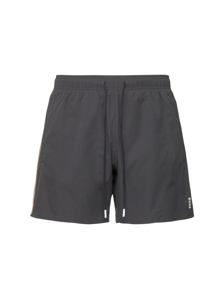 Hugo Boss Logo Boxer Swim Shorts 1