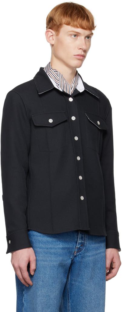 Meryll Rogge Navy Pocket Shirt