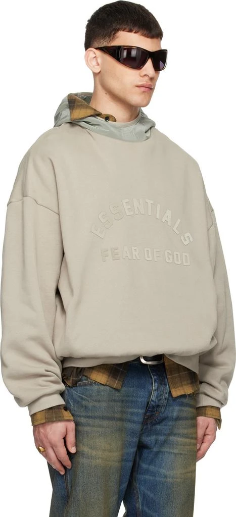 Fear of God ESSENTIALS Gray Bonded Hoodie 2