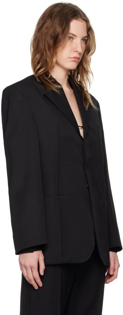 Jacquemus Black La Casa 'La veste d'Homme' Blazer 2