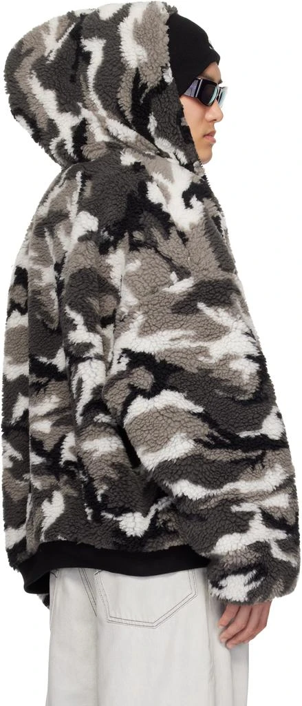 Balenciaga Gray Ski Zip-Up Hoodie 3