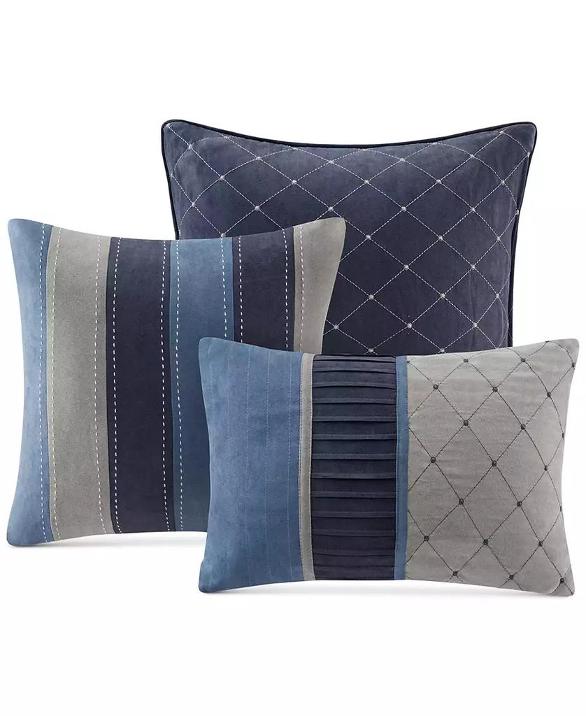 Madison Park Collins Faux-Suede 7-Pc. Comforter Set 5