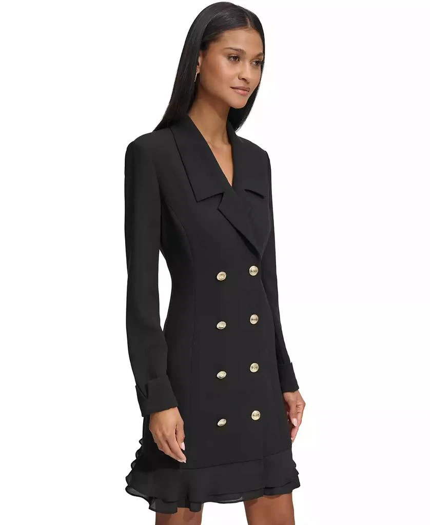 Karl Lagerfeld Paris Women's Chiffon-Hem Blazer Dress 2