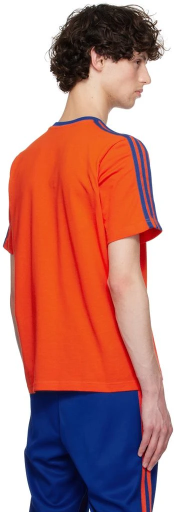 WALES BONNER Orange adidas Originals Edition Embroidered Logo T-Shirt 3