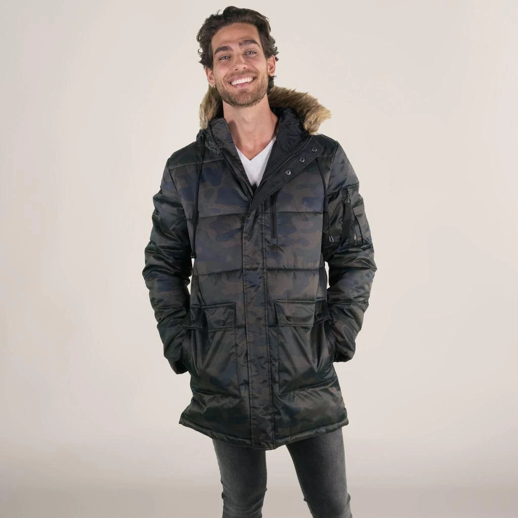 Members Only Men's Snorkel Puffer Jacket 1