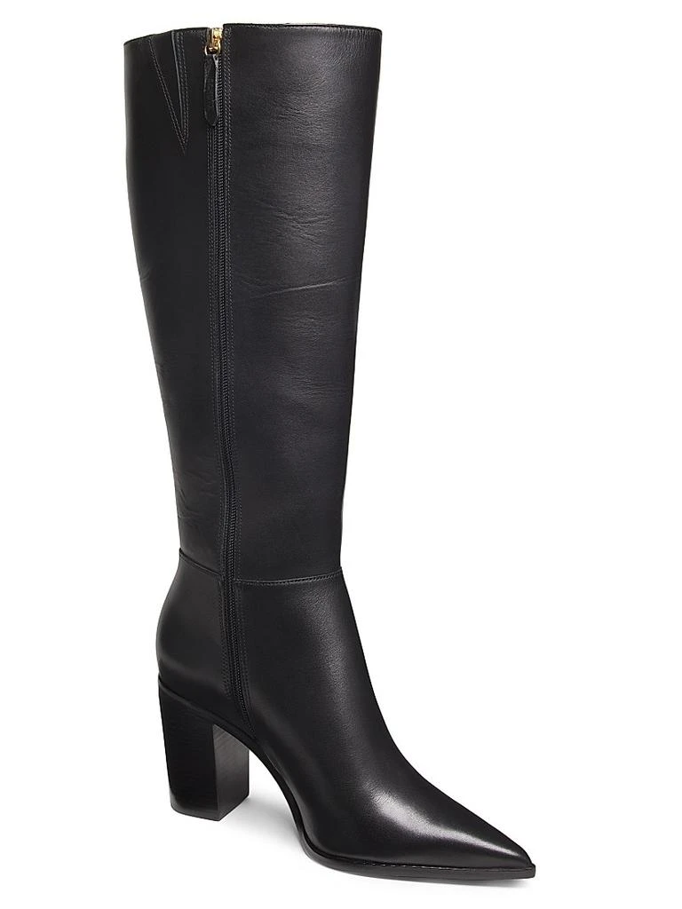 Schutz Mikki Up 90MM Leather Block-Heel Boots 2