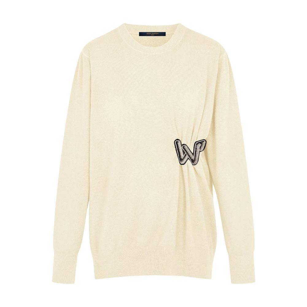 Louis Vuitton Knitted sweater with embroidered patch 7