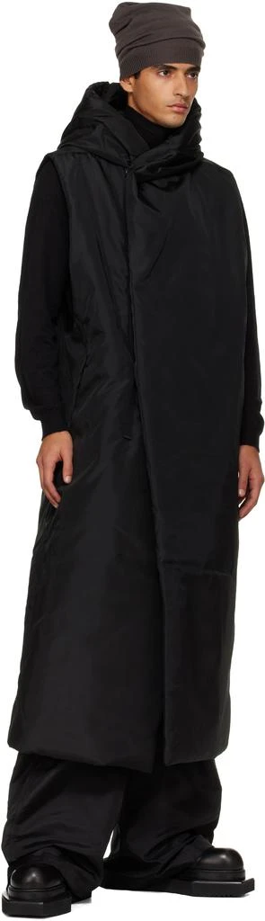 Rick Owens Black Concordians Hooded Vest 4