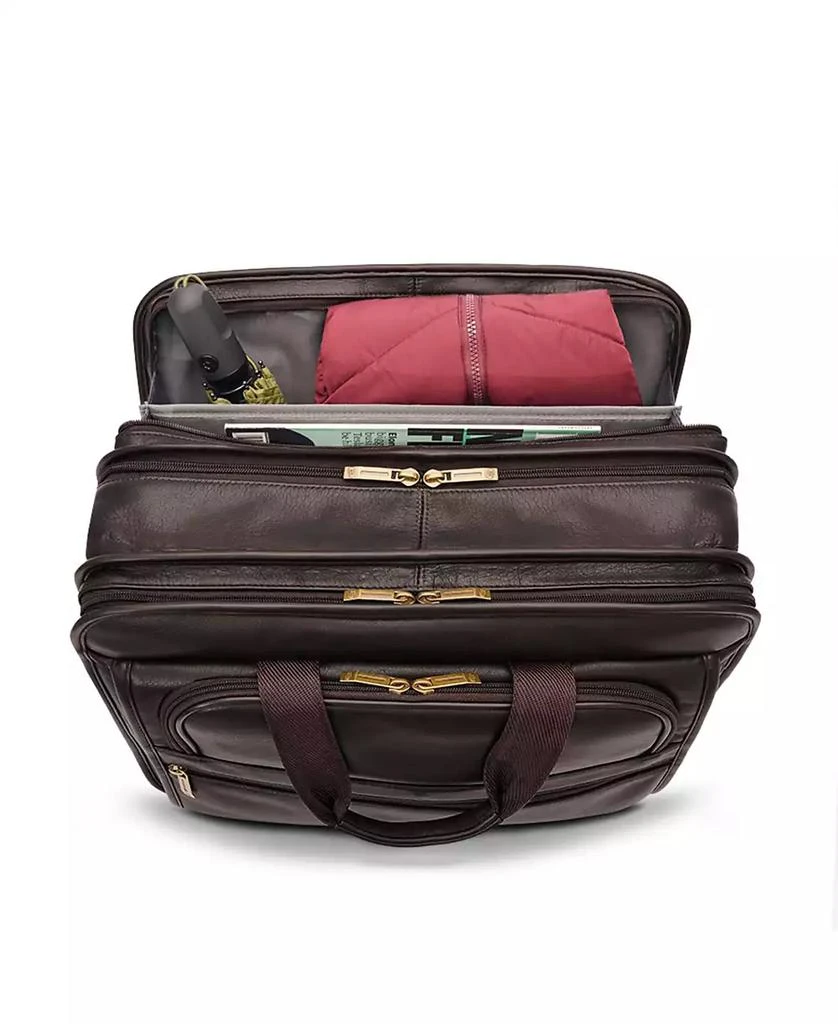 SOLO New York Classic Leather Briefcase 6