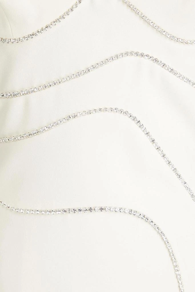 Zuhair Murad Crystal-embellished crepe midi dress 4