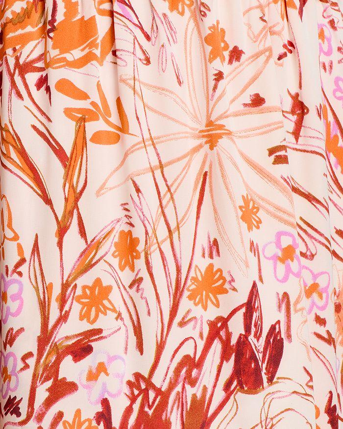 Gracia Floral V Neck Maxi Dress
