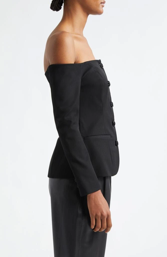 L'Agence Alice Off the Shoulder Blazer 3