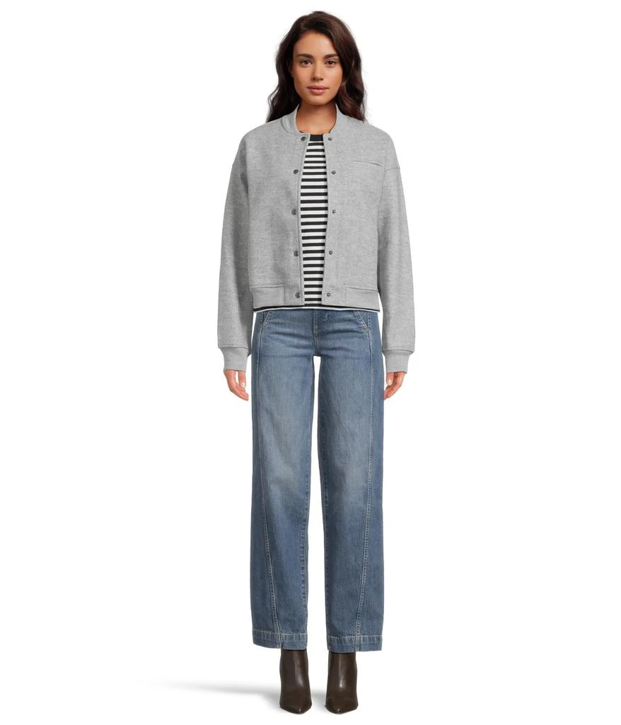 Madewell Tapered Trouser In Rinse In Concho Wash 6