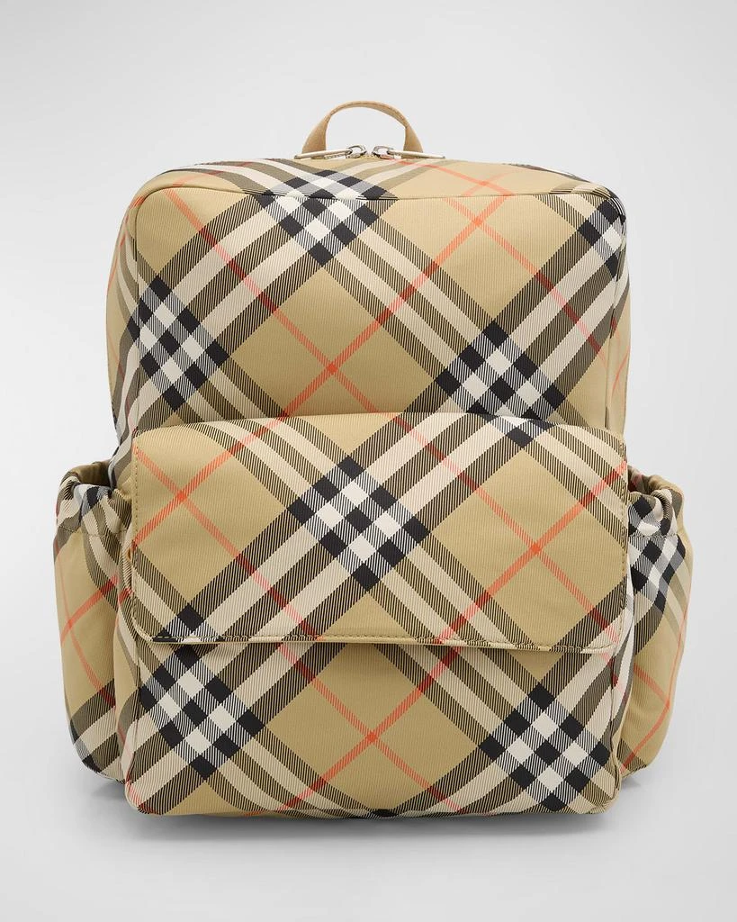 Burberry Kid's Check-Print Backpack 1