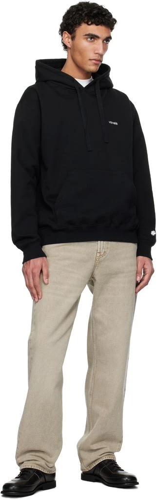 vowels Black Classic Hoodie 4