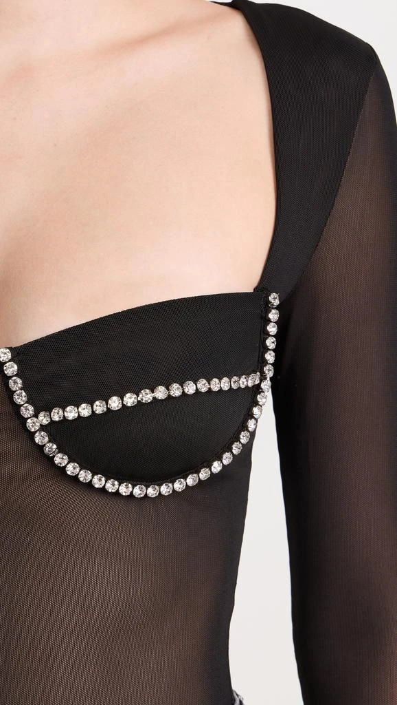 Bardot Carter Diamante Thong Bodysuit 5