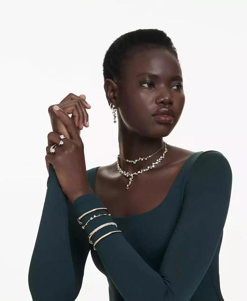 Swarovski Swaroski Sublima Gold-Tone Plated Bangle 7