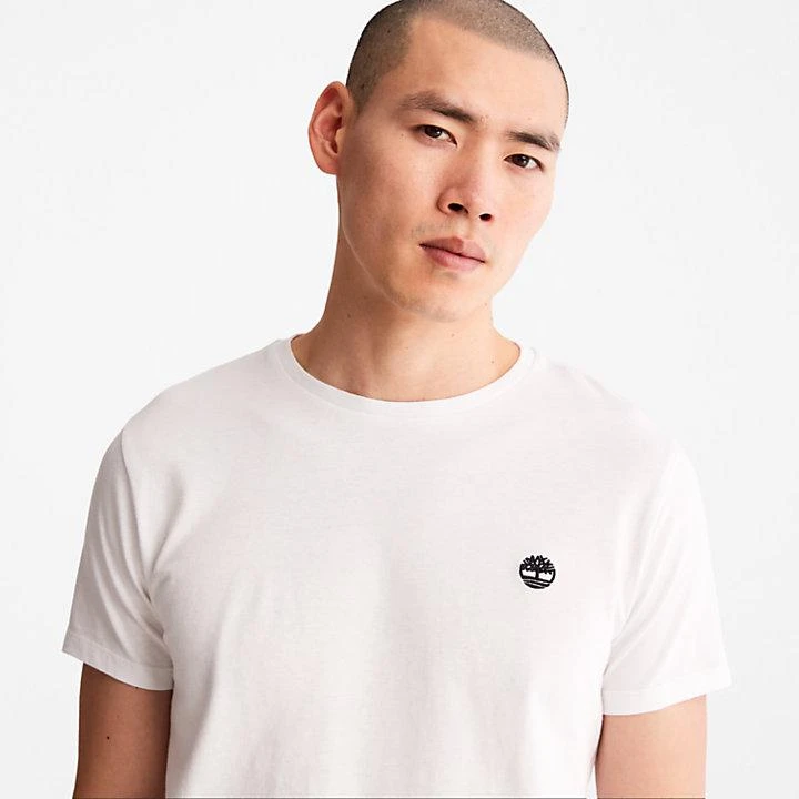 Timberland Cotton Logo T-Shirt for Men in White 5