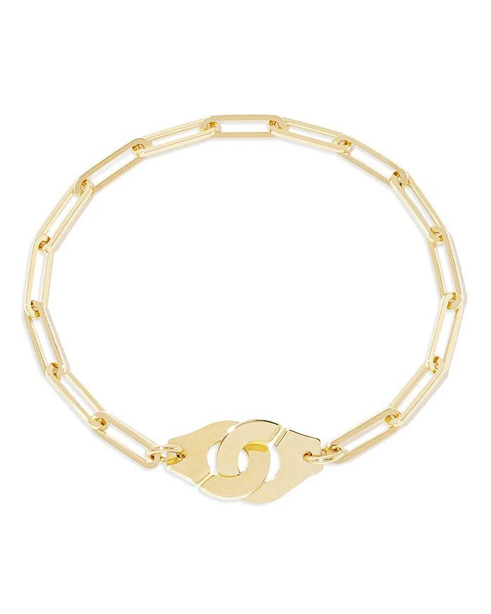 Dinh Van 18K Yellow Gold Menottes Dinh Van Handcuff Chain Link Bracelet