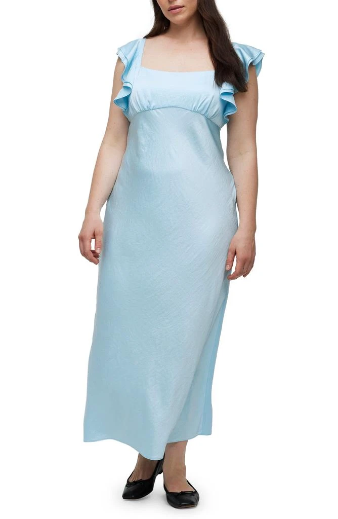Madewell Flutter Sleeve Maxi Dress 1