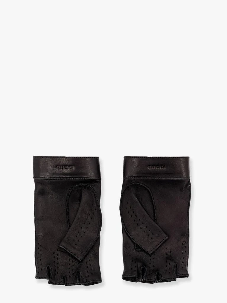 Gucci Fingerless leather gloves 3