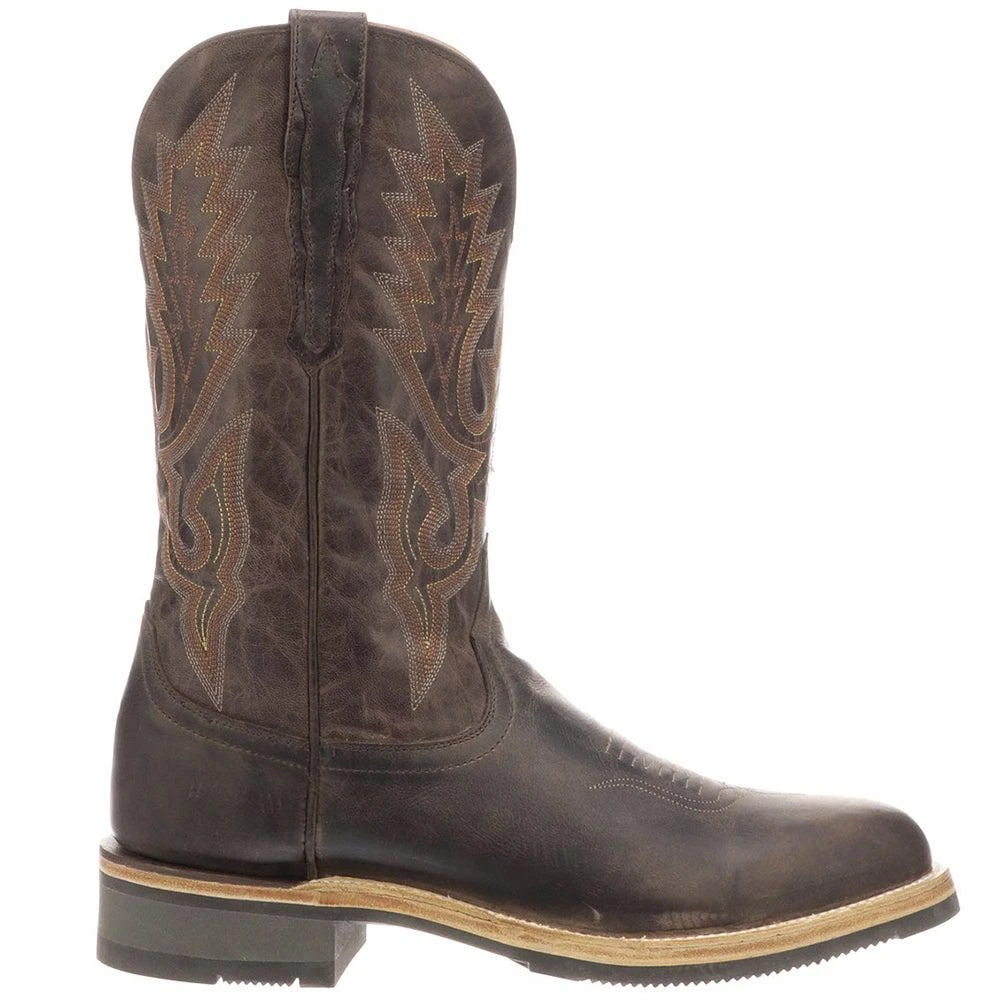 Lucchese Rusty Embroidery Round Toe Cowboy Boots 1