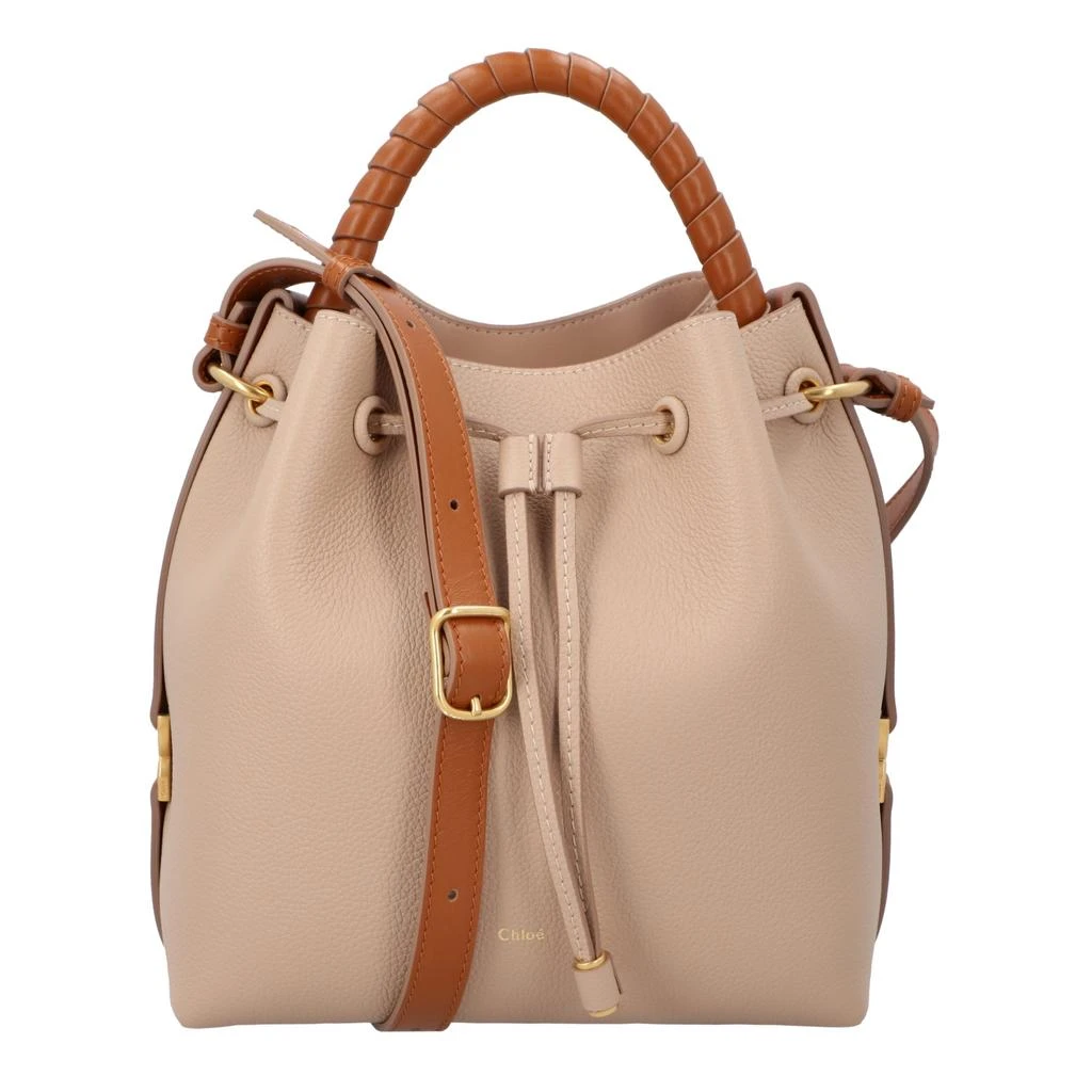 Chloé Marcie Bucket Bag Beige 1