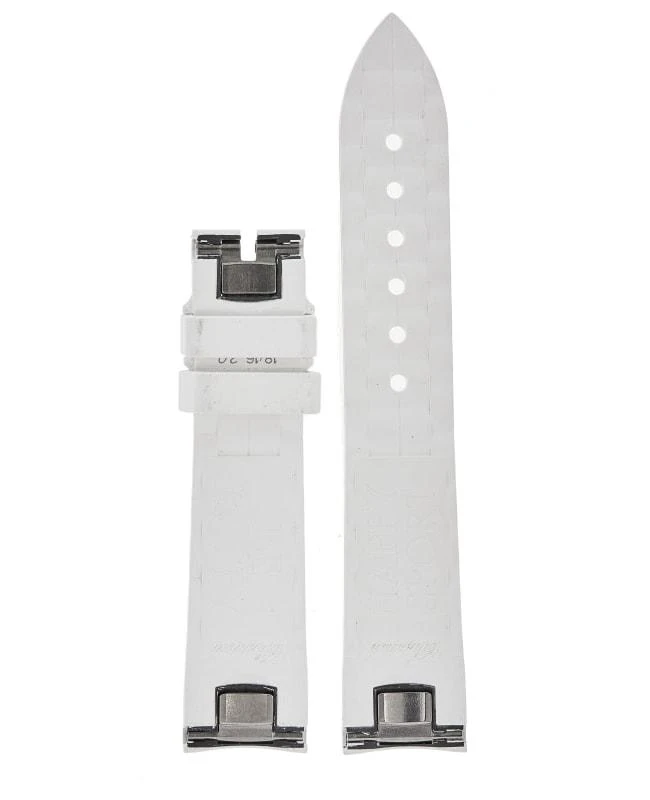 Chopard Chopard 18-16mm 105/070 White Rubber Replacement Strap C960417-0024 2