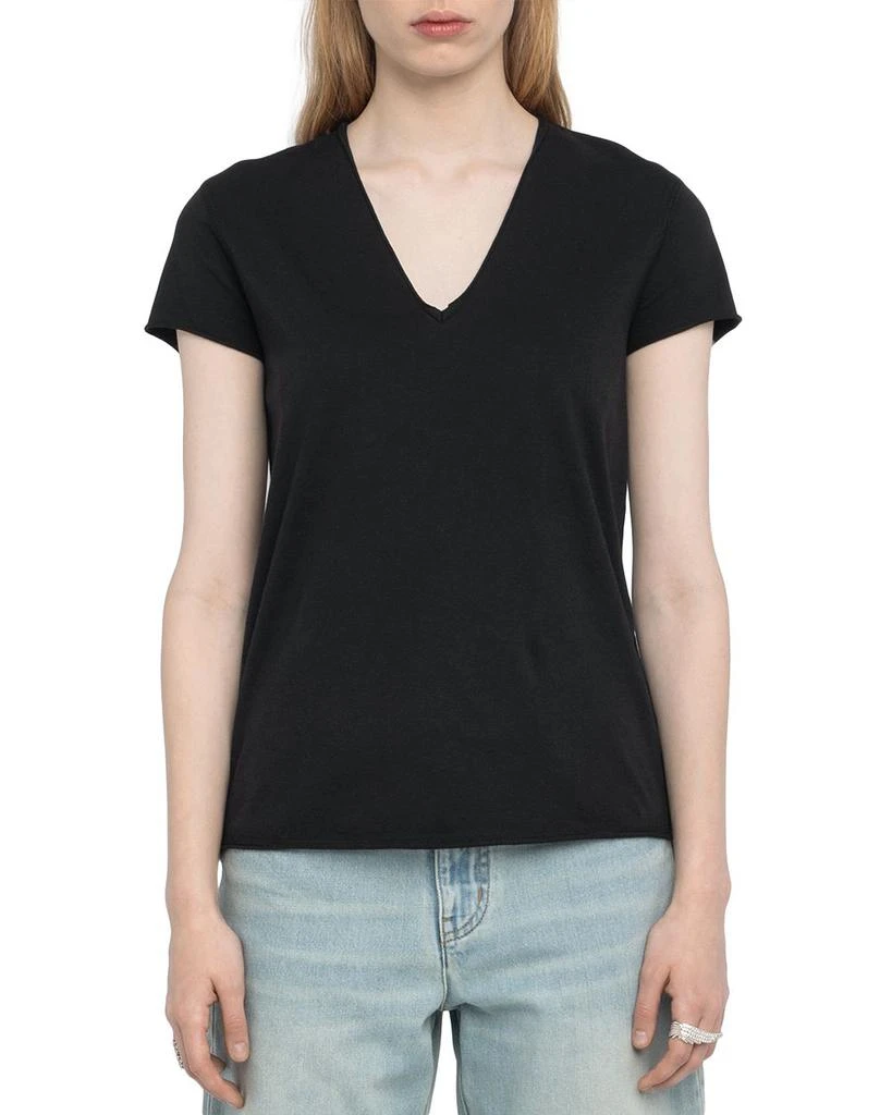 ZADIG & VOLTAIRE Story Fishnet Skull Tee 1