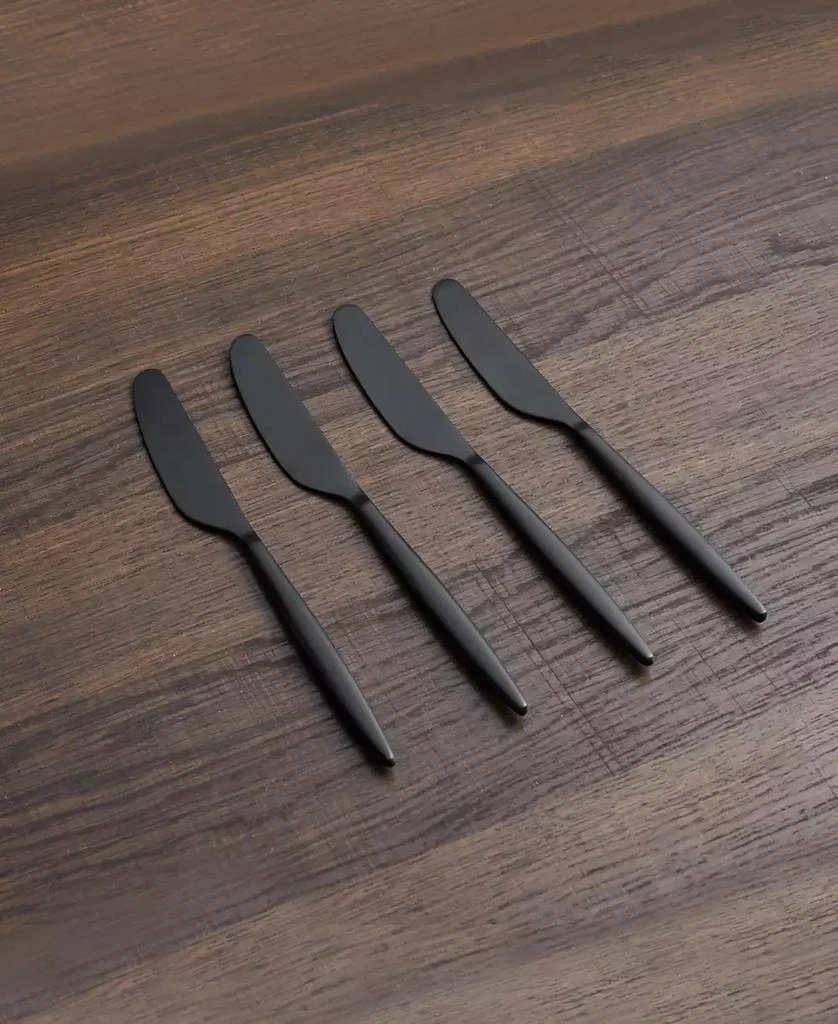 Cambridge Silversmiths Gaze Black Satin Spreaders Set, 4 Piece 4