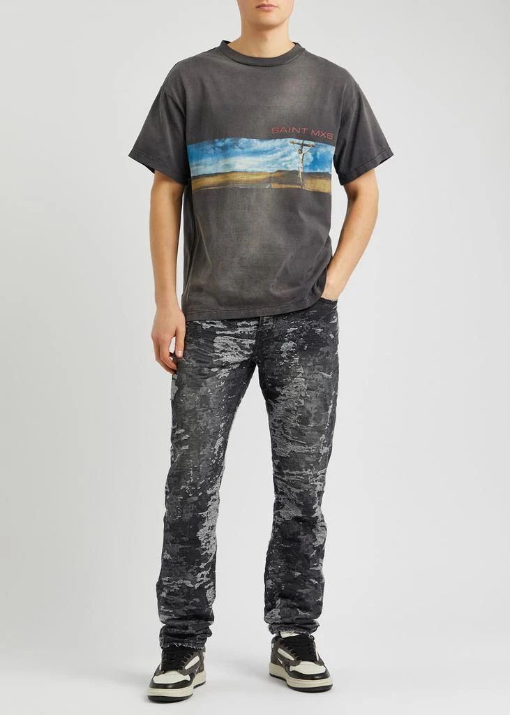 SAINT MXXXXXX MSX printed cotton T-shirt 4