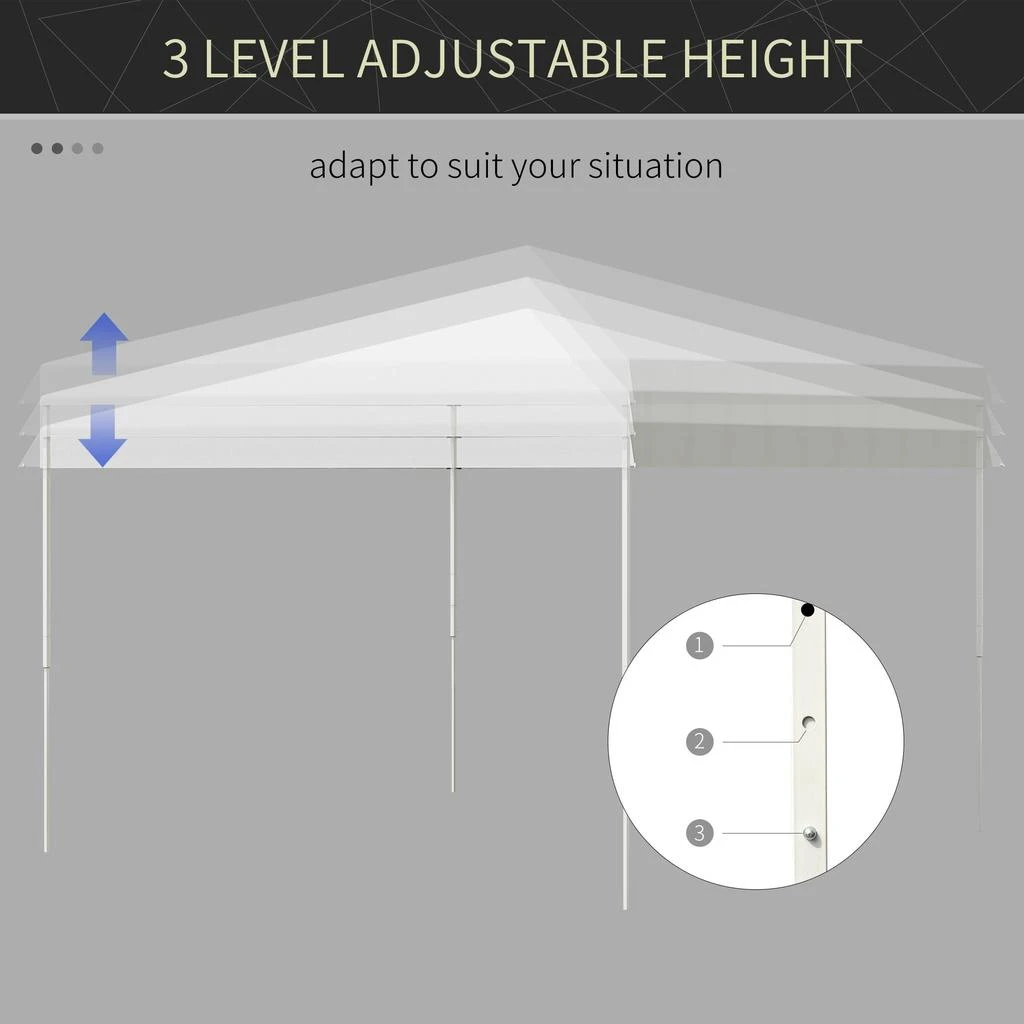 Streamdale Furniture Streamdale 13' x 13' Pop Up Canopy Tent 5