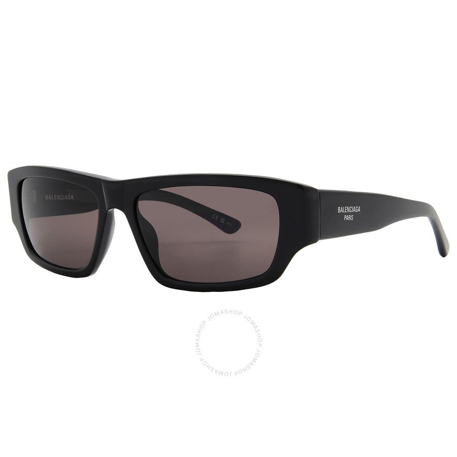 Balenciaga Grey Pilot Men's Sunglasses BB0366S 001 58
