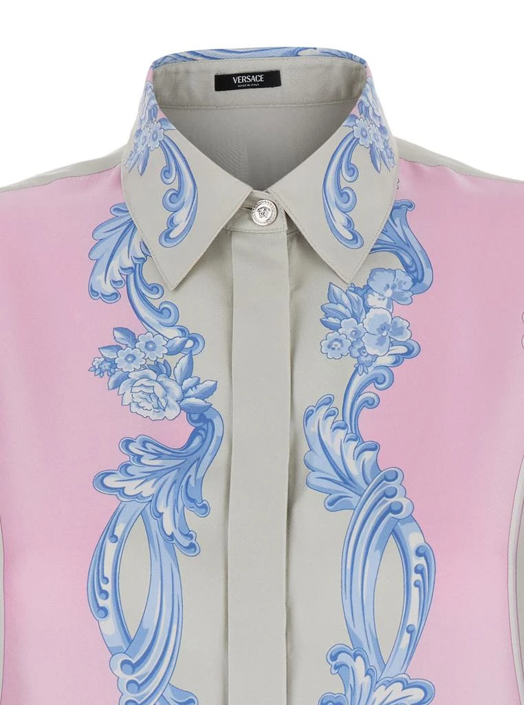 Versace Pink Silk Shirt 2