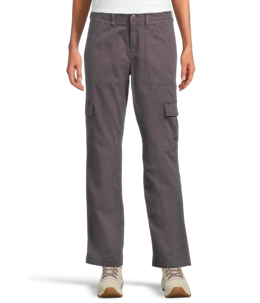 L.L.BEAN Comfort Stretch Mid-Rise Straight-Leg Cargo Pants 1