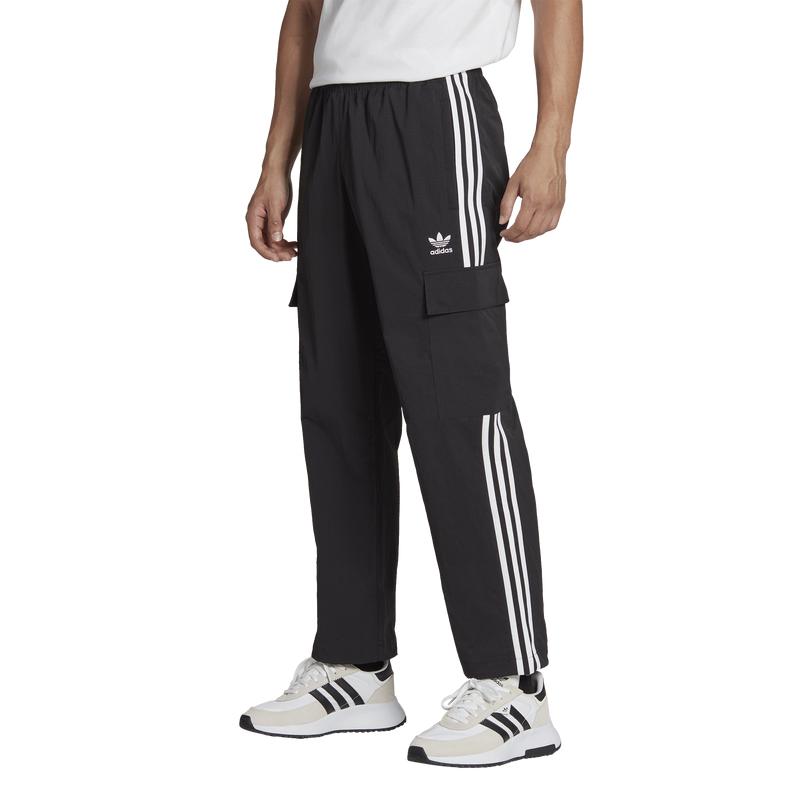 adidas Originals 3 Stripe Cargo Pants Men s Black White XL