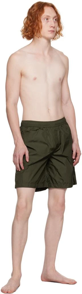Moncler Green Patch Swim Shorts 4